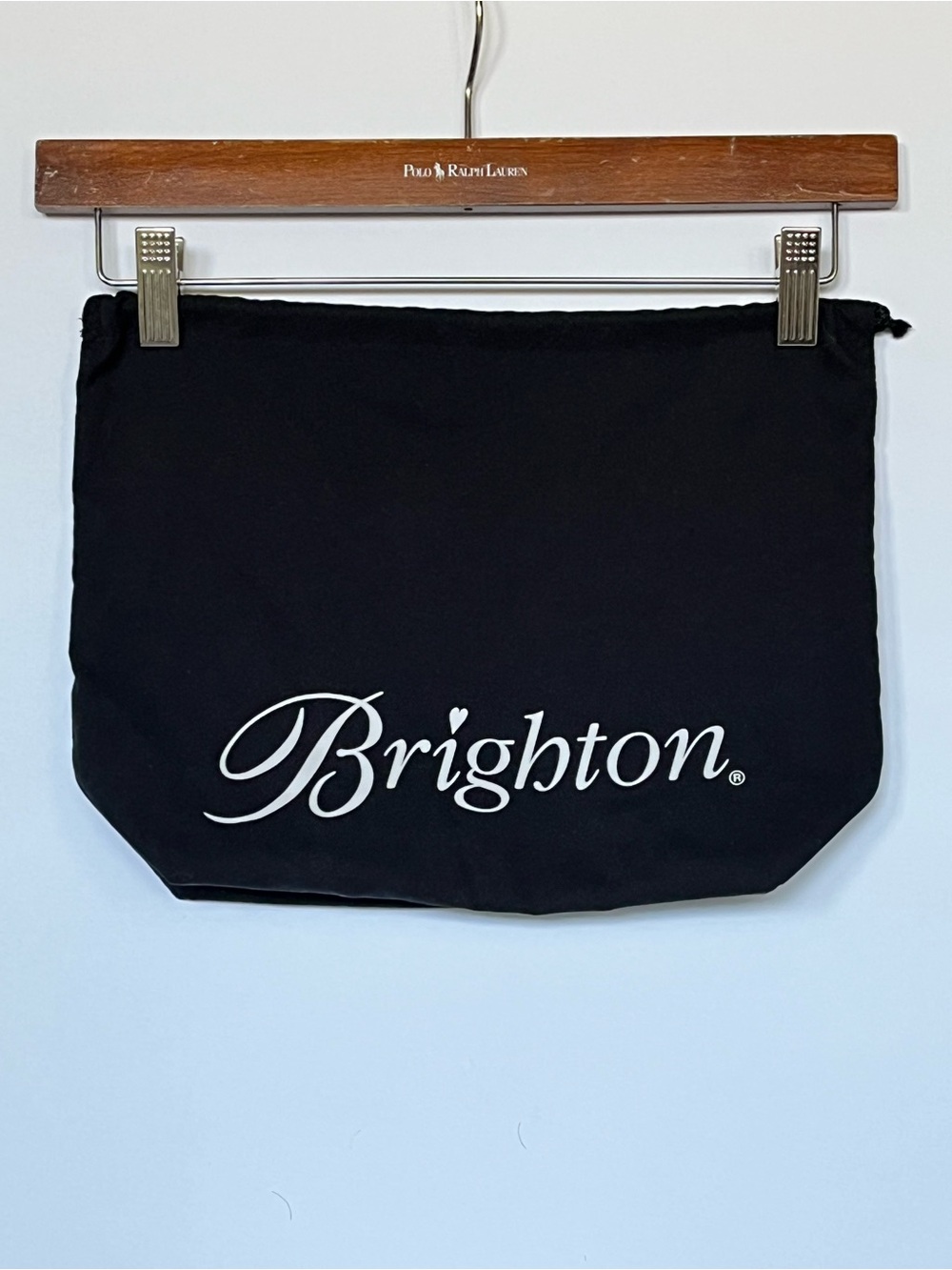 Brighton Black Fabric Dust Bag Cover Handbag Purse Protection Storage